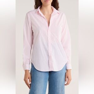 Frank & Eileen Classic Cotton Button-Up Shirt FRANK NEW Sz XS